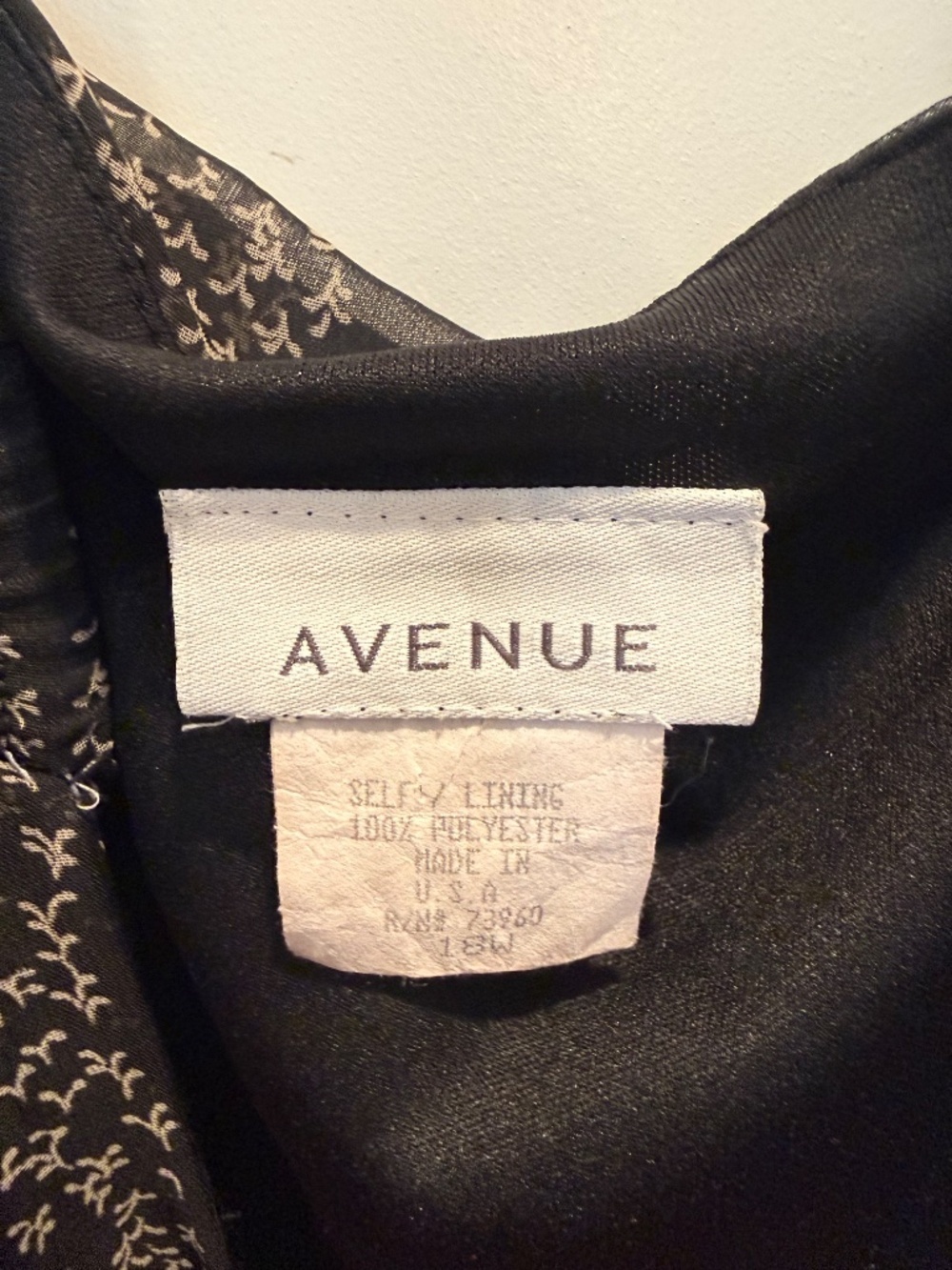 Avenue Black Sleeveless Dress Size 18W - Picture 4 of 4
